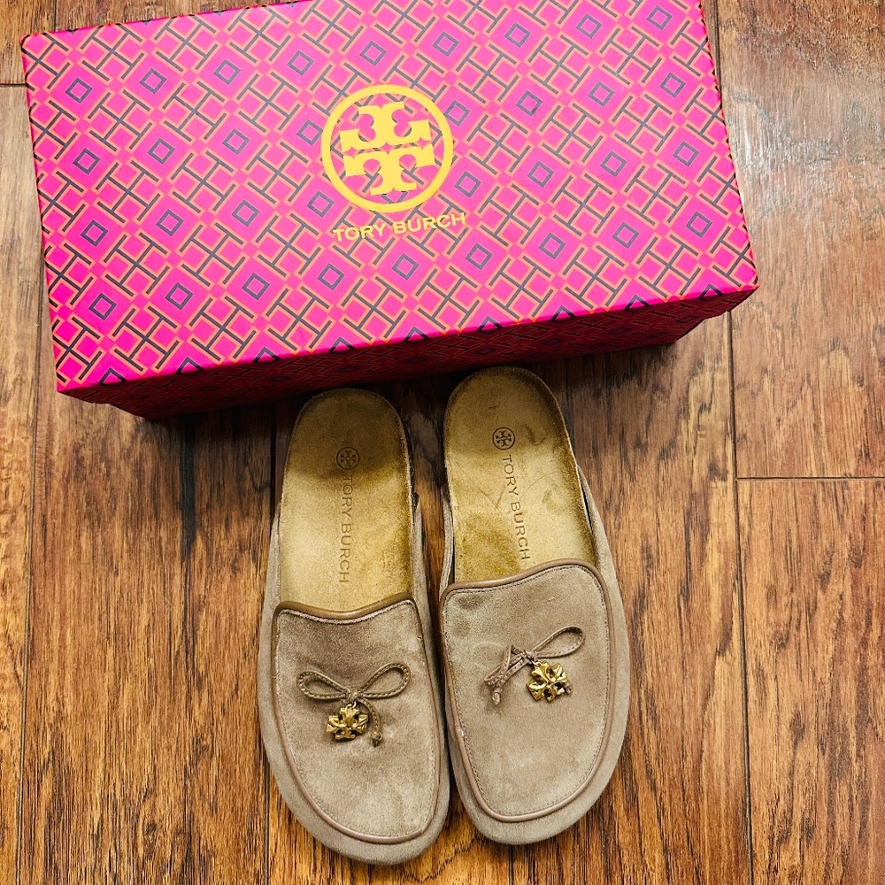 Tory Burch Mule in Natural Suede size 7